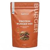 Nutri + Vegan Protein Burger Mix - Fleischersatz ohne Soja mit Erbsenprotein -...