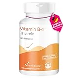 Vitamin B1 (Thiamin) 100mg -180 vegane Tabletten ! 6-MONATS-VORRAT ! Hochdosiert...