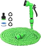 Flexibler Gartenschlauch Wasserschlauch Dehnbar Garten - 15M Gartenschlauch...