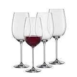 Schott Zwiesel Bordeaux Rotweinglas Vinos (4er-Set), anmutige Bordeauxgläser...