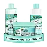 Garnier Fructis Aloe Vera Hair Food Haarpflege Set, mit Multi-Use Maske, Shampoo...