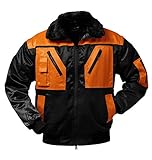 Norway Protection Pilotenjacke Pilot Jacke Arbeitsjacke 4-in-1 Funktion 2-farbig...