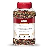 Prymat Gewürze Bunter Pfeffer 350g Ungemahlen Bunte Pfefferkörner für die...