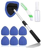 Auto Scheibenreiniger mit 6 Mikrofaserpads und Sprühflaschen,Auto...