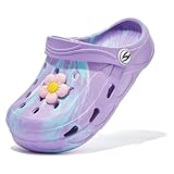 HOBIBEAR Unisex Kinder Classic Clogs Gartenschuhe Mädchen Jungen rutschfeste...