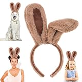 Gjinxi Hase Ohren Haarbänder Plüsch Hasenohren Haarreif Ostern Bunny Stirnband...