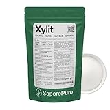 SaporePuro natürliches XYLIT aus Birke 200 g – Natürlicher Zuckerersatz –...