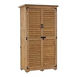 MCombo Gartenschrank Geräteschuppen Werkzeugschrank Outdoor-Schrank Gartenbox...