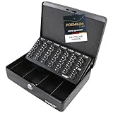 HMF 10015-02 Geldkassette abschließbar mit Münzzählbrett | 30 x 24 x 9 cm |...