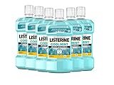 Listerine Cool Mint, Milder Geschmack, Antibakterielle Mundspülung ohne...