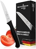 Schwertkrone Solingen Tomatenmesser Universalmesser - gezahnte Klinge - rostfrei...