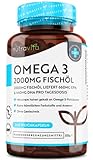 Omega 3 Kapseln hochdosiert 240 - 2000mg Fischöl Kapseln mit 660mg EPA & 440mg...