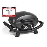 BURNHARD 2-Brenner Gasgrill Wayne – Tragbarer Balkongrill - Tischgasgrill...