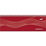Zettler Tisch-Querkalender Profi rot 2026 – Wochenkalender 30 × 11 cm, 1...