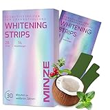 Schonende Zahnaufhellung Whitening Strips - (14 Anwendungen) Bleaching Zähne...