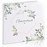 Tigvio Gästebuch Hochzeit, 120 Seiten Gästebuch, Hochzeit Gästebuch 21 x 21...