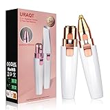 URAQT Gesichtshaarentferner für frauen, 2 in 1 USB Elektrischer Augenbrauen...