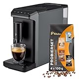 Tchibo Kaffeevollautomat Esperto mini für Caffè Crema und Espresso, nur 16cm...