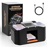 Diealles Shine Kartenmischmaschine Elektrische, Karten Mischgerät für 2 Decks,...