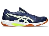 ASICS Herren Gel-Rocket 11 Sneaker, Blaue Weite/SICHERHEITSGELB, 44 EU