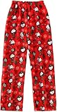 Schlafanzug Damen Hosen Lang Flanell Pyjama Hose Damen Schlafhose Weich Kawaii...