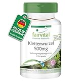 Fairvital | Klettenwurzel 500mg - Klettenwurzel + Zink - HOCHDOSIERT - VEGAN -...