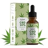 CBD Öl 20% - Vollspektrum CBD Tropfen mit Hanföl - 2000mg Cannabidiol -...