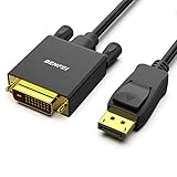 BENFEI DisplayPort auf DVI Kabel 1,8M 1080P@60HZ, Unidirektional DisplayPort DP...