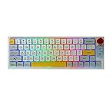 EPOMAKER TH66 PRO 65% Hot Swappable RGB Triple Mode Mechanische Gaming Tastatur...