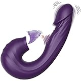 Sumeber Vibratoren für sie Klitoris und G-punkt, Silikon Zungenlecken und...