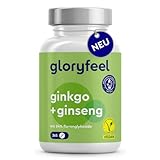 Ginkgo + Ginseng Tabletten - 365 Stück für mentale Performance &...