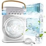 Mobile Klimaanlage Leise 4 in 1, Luftkühler Mini mit Akku, Klimagerät Mobil...