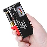 ZHITING Batterietester, Batterietester mit analoger Anzeige-zur Kontrolle des...