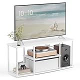 SONGMICS HOME Superschnelle werkzeuglose Montage, TV-Schrank für Fernseher bis...