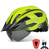 VICTGOAL Fahrradhelm Herren Damen MTB Helm mit Abnehmbarer Magnetische...