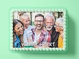 Personalisierbarer Fondant Tortenaufleger Tortenbild Geburtstag Party Familie...