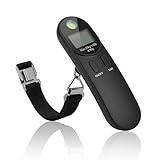 Arendo - Kofferwaage digital mit Haken und Wiegeband – LCD Display – bis zu...