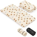 GIANTEX Bodenmatratze 90x200 cm, Futon Matratze Japanisch, Tatami Matte Faltbar...