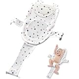 WELLXUNK Babybadenetzt Baby, Baby Dusche Netz, Verstellbares Badesitznetz, Baby...