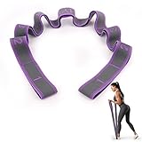 Yoga Set,Dehnungsband Yoga Stretching Band Yoga Gurt mit 9...