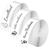 Litimkat 3pcs Etiketten Selbstklebend - Wasserdicht Thermo-Etikettenband,für...