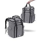 outdoorer Kühlrucksack grau Cool Butler 35 – Leichter, Isolier-Rucksack mit...