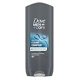 Dove Men+Care 3-in-1 Duschgel Clean Comfort Duschbad für Körper, Gesicht und...
