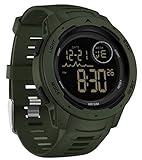 findtime Militär Uhr Herren Digitaluhr Outdoor Sportuhr Tactical Watch 5 ATM...