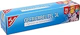 Gut & Günstig 75 Stück, 3L, Polyethylen (PE), Rechteckig, Selbstklebend,...