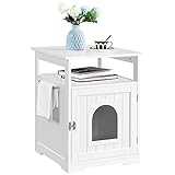 Yaheetech Katzenhaus, Katzenklo Schrank, Katzenschrank für Katzentoilette und...