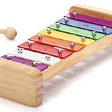 SCHMETTERLINE | Harmonisches Xylophon für Kinder aus Holz mit Notenheft |...