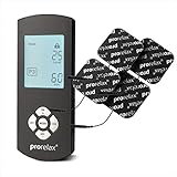 prorelax TENS/EMS Duo Comfort Blackline | Elektrostimulationsgerät | 2...