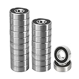 ​​Flewdart 20pcs 608RS Kugellager 8x22x7 mm 20 Stück, reibungsarm ABEC 9,...
