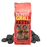 Holzkohle Grillbriketts Feuer&Flamme Premium Qualität | 3kg 10kg Made in...